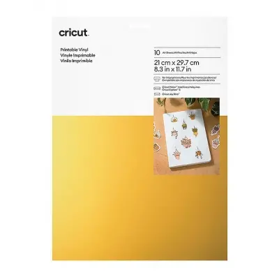 CRICUT 2010364 YAZDIRILABİLİR VİNİL 21X29.7CM 10 SAYFA ALTIN